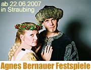 Agnes-Bernauer Festspiele 2007 in Straubing (Foto. Veranstalter)